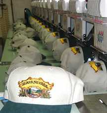 caps, bags, uniforms, polos, jackets